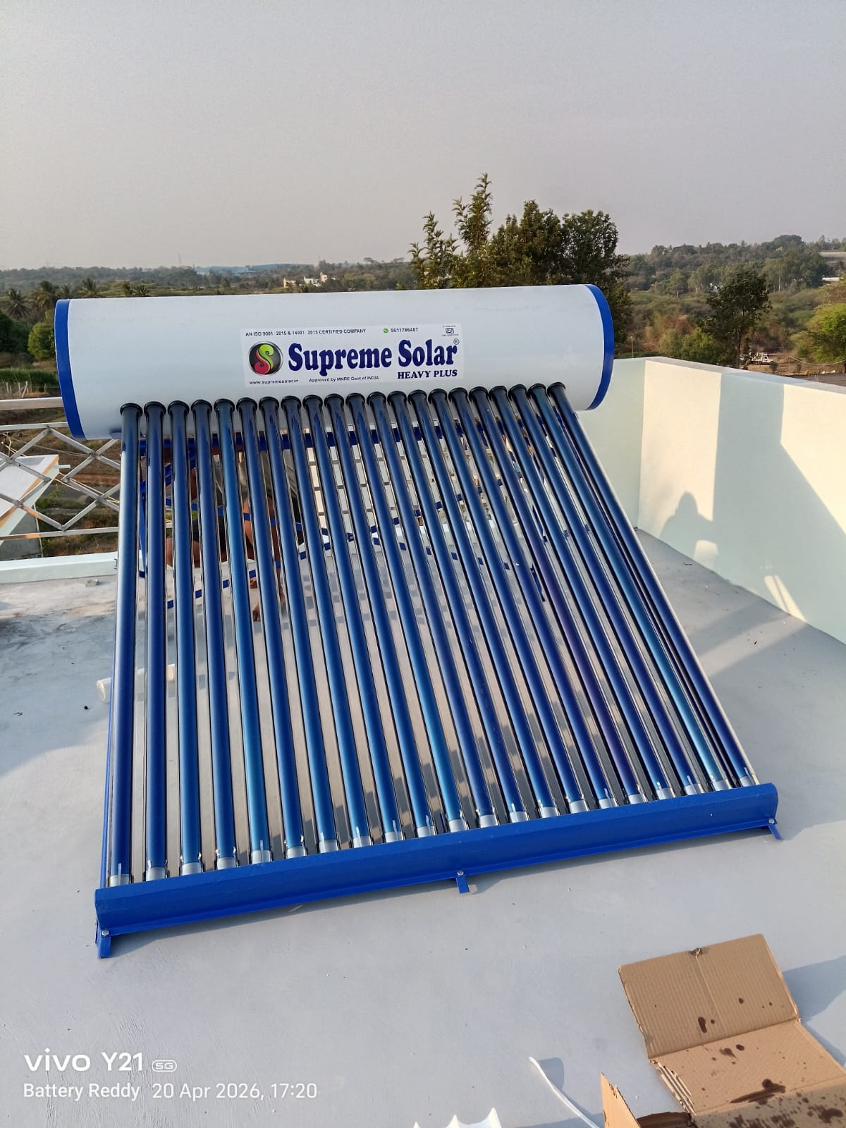 Solar water heater sales installation and service